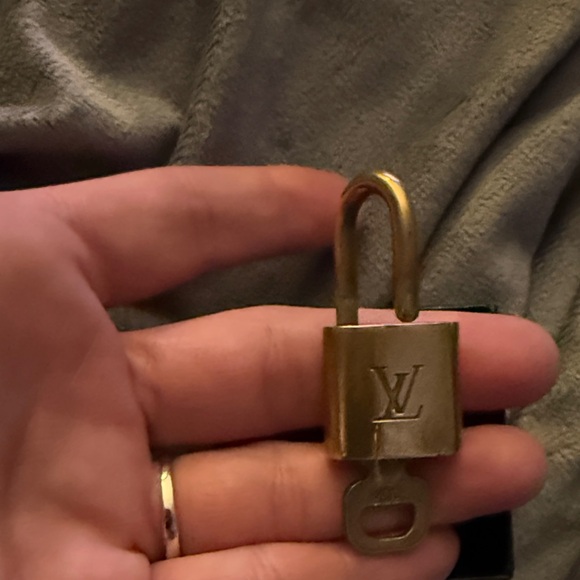 # 307 Louis Vuitton Gold Padlock with Key - Picture 3 of 5